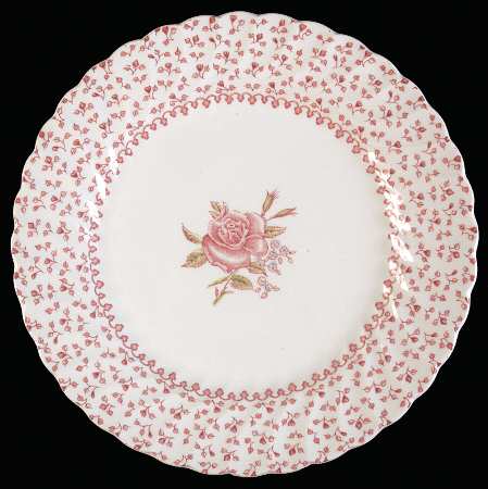 Rose Bouquet Pink Salad Plate