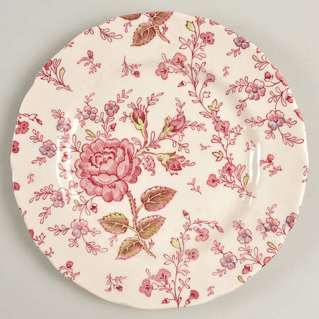 Rose Chintz Pink ("Made in England" Mark) Salad Plate