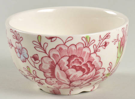 Rose Chintz Pink ("Made in England" Mark) Mini Open Sugar Bowl