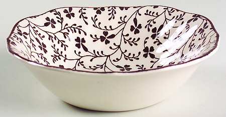 Susanna Brown Square Cereal Bowl