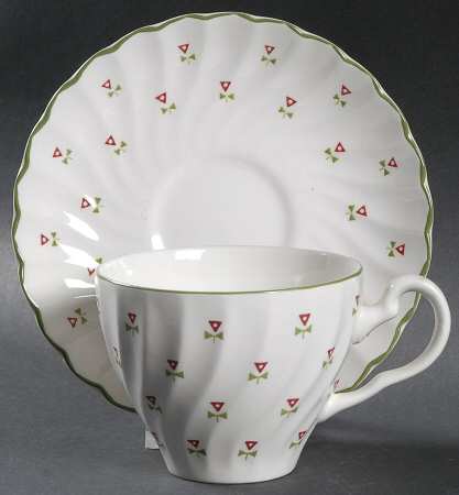 Thistle Flat Cup & Saucer Set