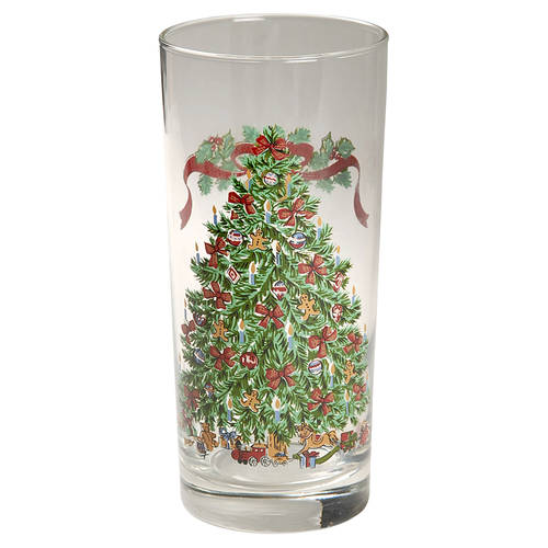 Victorian Christmas ("Made in England") 14 Oz Glassware Tumbler