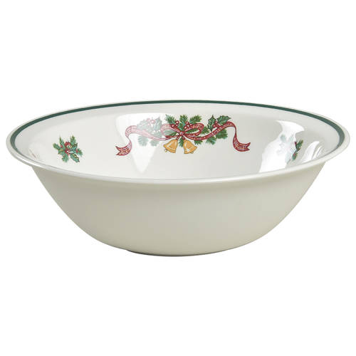 Victorian Christmas ("Made in England") 8" Round Vegetable Bowl