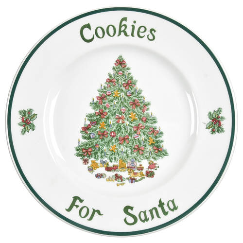 Victorian Christmas ("Made in England") Cookie Plate