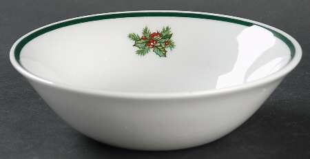 Victorian Christmas ("Made in England") Soup/Cereal Bowl