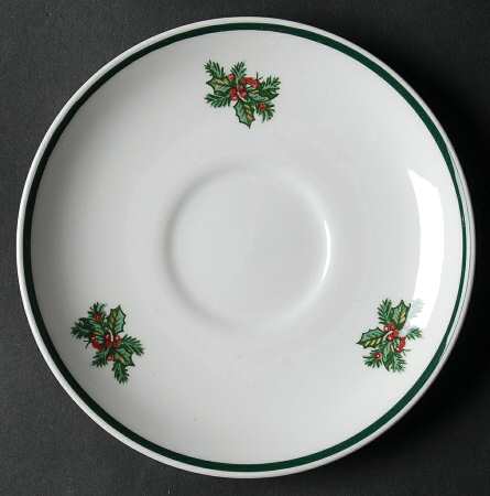 Victorian Christmas ("Made in England") Saucer