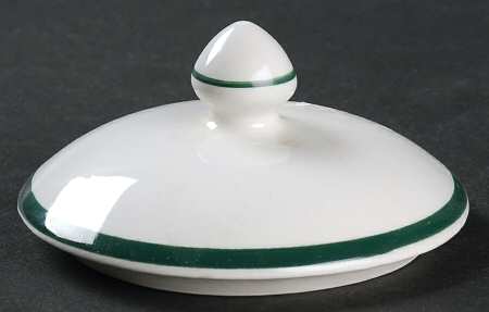 Victorian Christmas ("Made in England") Lid for Sugar Bowl