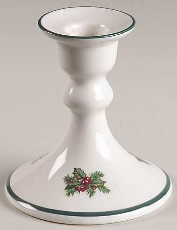 Victorian Christmas ("Made in England") Small Candlestick