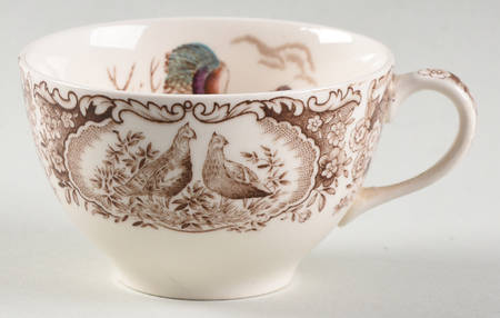 Wild Turkeys Brown (Native American) Flat Cup