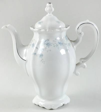 Blue Garland (Bavaria Backstamp) Coffee Pot & Lid