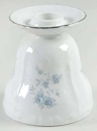 Blue Garland (Bavaria Backstamp) Small Candlestick