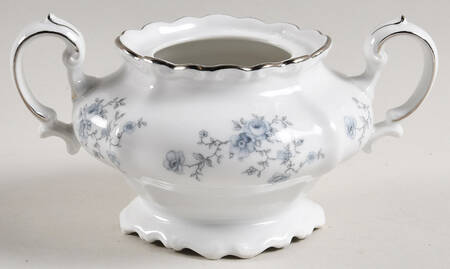 Blue Garland (Bavaria Backstamp) Sugar Bowl No Lid