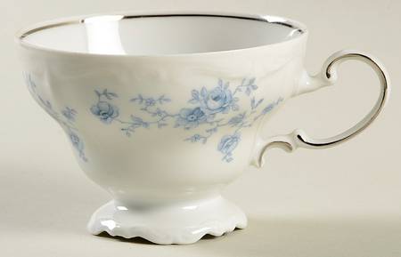 Blue Garland (Bavaria Backstamp) Footed Cup