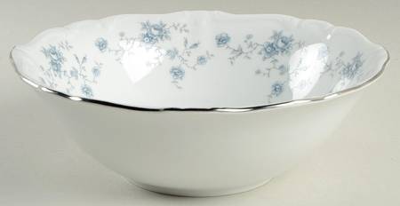 Blue Garland (Bavaria Backstamp) 8" Round Vegetable Bowl