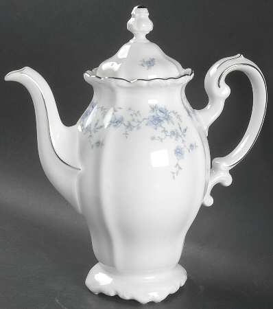 Blue Garland (Bavaria Backstamp) Coffee Pot & Lid