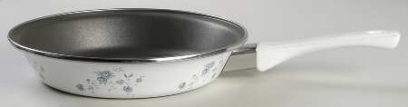 Blue Garland (Bavaria Backstamp) 9" Metal Skillet