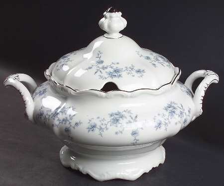 Blue Garland (Bavaria Backstamp) Tureen &  Lid