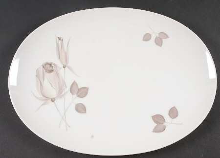 Cinnamon Rose 13" Oval Serving Platter