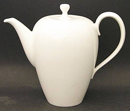 Eva White Small Coffee Pot & Lid