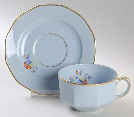 Festival Flat Cup & Saucer Set