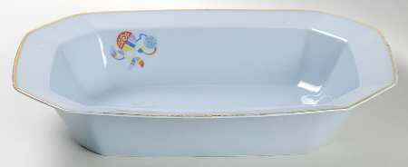 Festival 10" Oval Vegetable Bowl