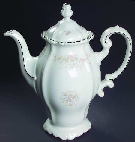 Floral Splendor Coffee Pot & Lid