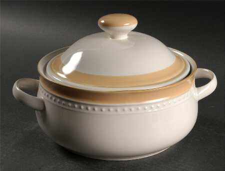 Golden Band 2.25 Qt Round Covered Casserole
