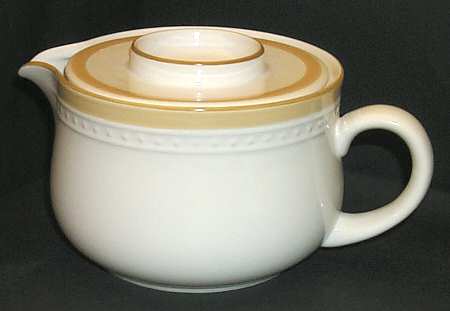 Golden Band Teapot & Lid