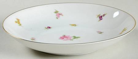 Rose Chintz Coupe Soup Bowl