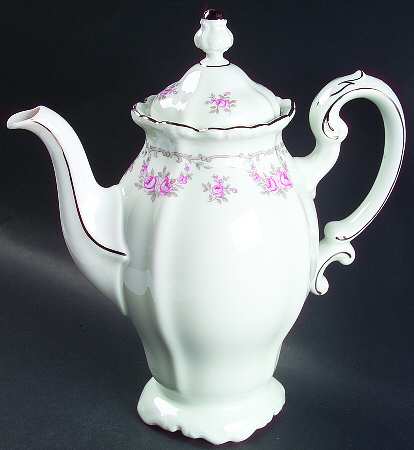 Petit Point Coffee Pot & Lid