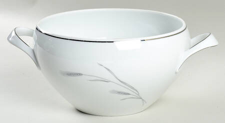 Silver Wheat Round Vegetable No Lid