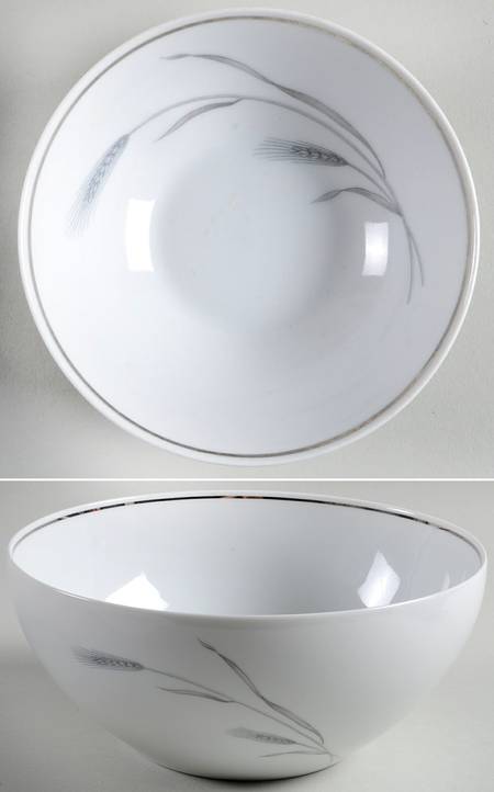Silver Wheat 7" Round Vegetable Bowl