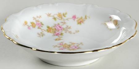 Thornrose (White, No Verge) Fruit/Dessert (Sauce) Bowl
