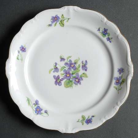 Violetta Salad Plate