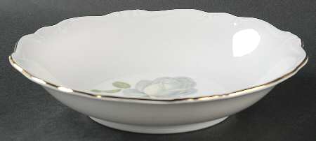 White Rose Coupe Soup Bowl
