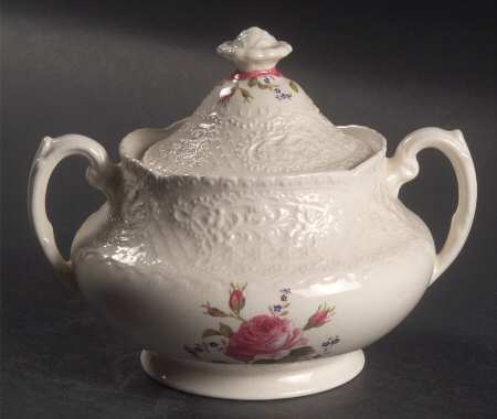 Birbeck Rose Pink Sugar Bowl & Lid