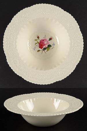 Birbeck Rose Pink Rim Cereal Bowl