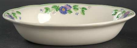 Maytime 9" Oval Vegetable Bowl