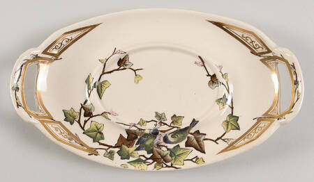 Ivy Bower Underplate for Gravy Boat & Lid (GR3 & GR4) by George Jones & Sons