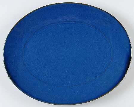 Variations Cobalt Blue 15" Oval Serving Platter