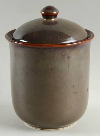 Variations Granite Brown Small Canister & Lid