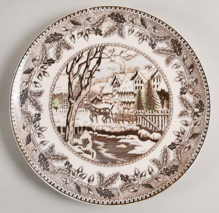 Spring of New England Luncheon Plate
