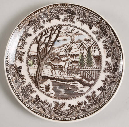 Spring of New England Bread & Butter Plate