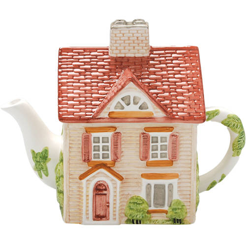 Friendly Village Collectibles Figural Teapot & Lid