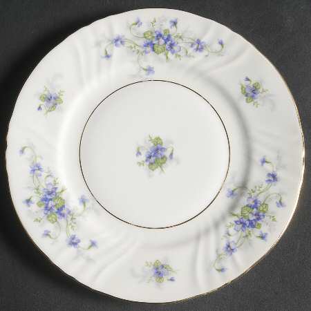 Violets Bread & Butter Plate