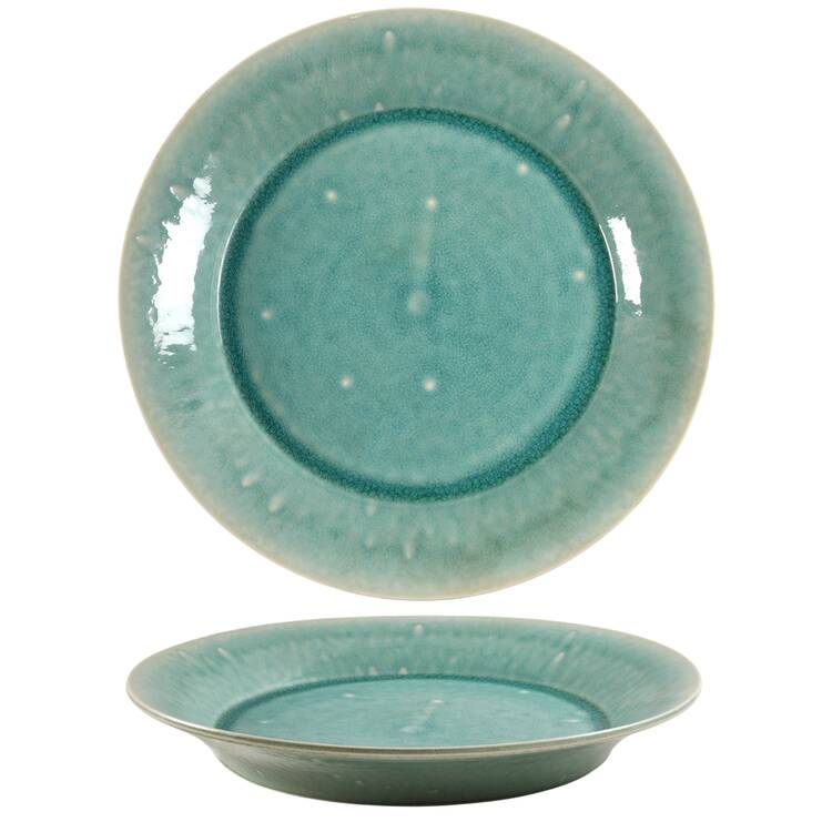 Tourron Jade 15" Deep Round Platter
