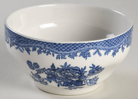 Asiatic Pheasant Blue Cranberry Bowl