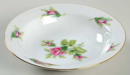 Wild Rose Rim Fruit/Dessert (Sauce) Bowl