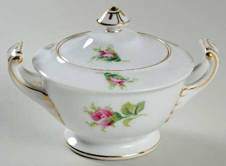 Wild Rose Sugar Bowl & Lid