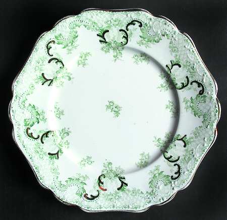 Cloverly Green (Gold Accent, Gold Trim) by Johnson Brothers